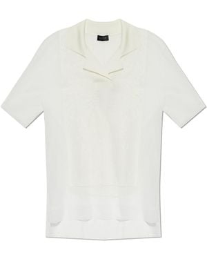 LACOSTE RUNWAY Polo With Logo - White