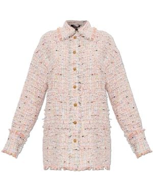 Balmain Tweed Shirt - Pink