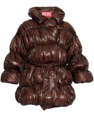 DIESEL Down Jacket "W-Inona" - Brown