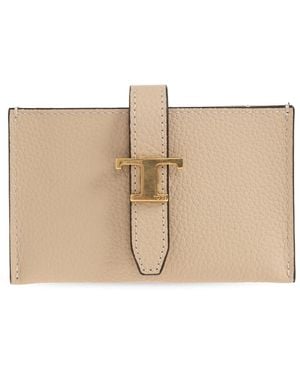 Tod's Leather Wallet - Natural