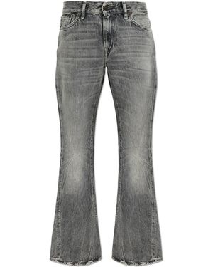 Acne Studios Trousers With Flared Legs - Grey