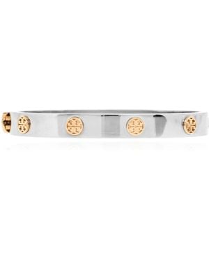 Tory Burch Bracelet With Logo - Metallic