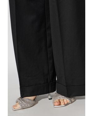 Jimmy Choo 'Skye' Heeled Mules - Black