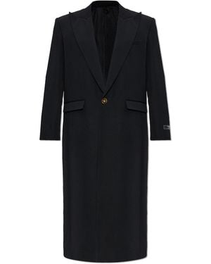 Balmain Wool Coat - Black