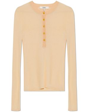 Chloé Wool Jumper - Natural