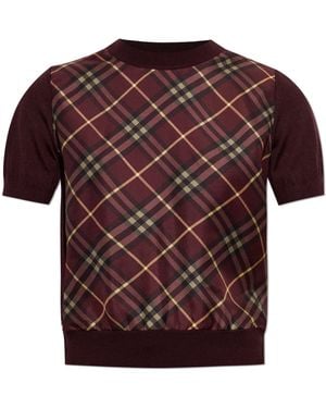 Burberry T-Shirt 'Sandrina' - Red