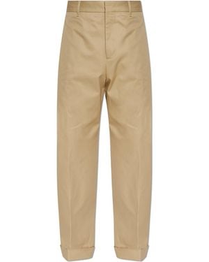 DSquared² Pleated Trousers - Natural