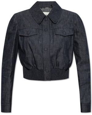 Fendi Short Denim Jacket - Blue