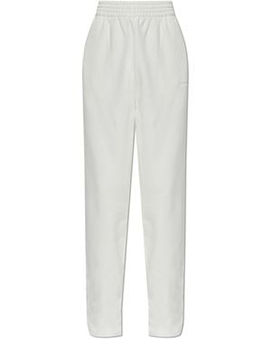 The Mannei Joggers With Embroidered Logo - White