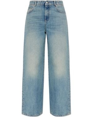 McQueen Straight-Leg Jeans - Blue