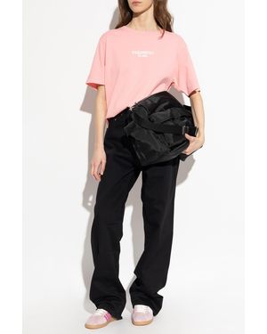 DSquared² T-Shirt With Printed Logo - Black