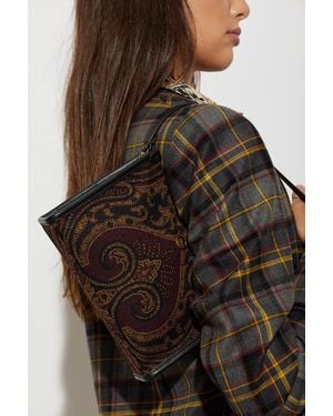 Etro Patterned Bag - Brown