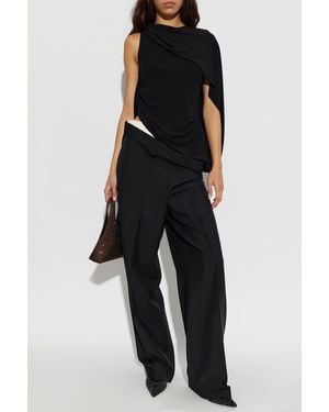 Alexander Wang Asymmetrical Cut Top - Black