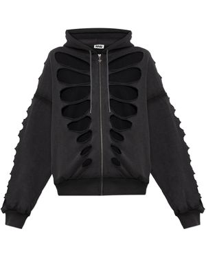 AVAVAV Sweatshirt With Cut-Outs - Black