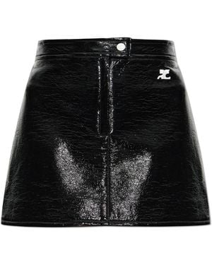 Courreges Short Skirt - Black