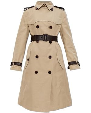 Burberry 'Foxfield' Trench Coat - Natural