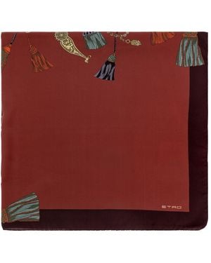Etro Silk Scarf - Red