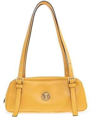 Versace Shoulder Bag 'Small' With Medusa Head - Metallic