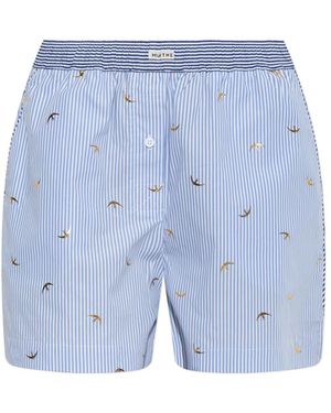 Munthe "Binyamin" Shorts - Blue