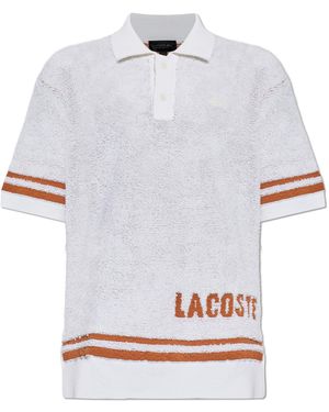 LACOSTE RUNWAY Polo With Logo - White