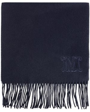 Max Mara Cashmere Scarf - Blue