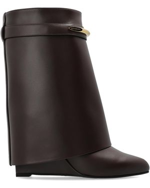 Givenchy 'Shark' Wedge Ankle Boots - Black
