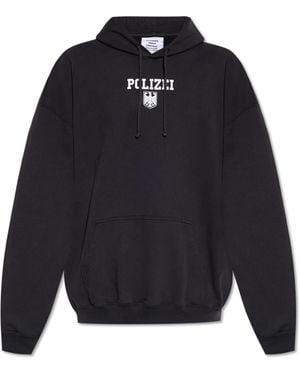 Vetements Oversize Sweatshirt - Blue