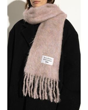 Acne Studios Wool Scarf - Black