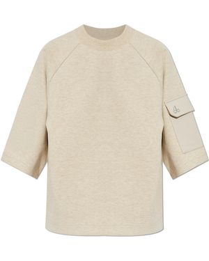 Moose Knuckles T-Shirt "Mix Media" - White