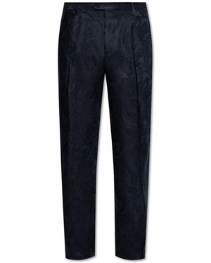Etro Patterned Trousers - Blue