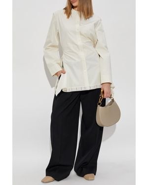 Lanvin Shirt With Drawstring Waist - White