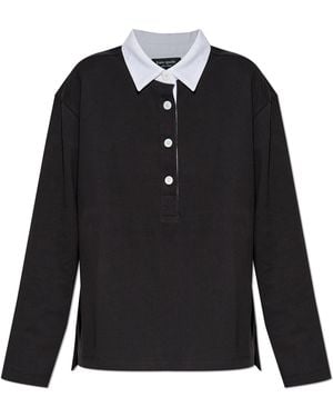 Kate Spade Polo With Logo - Black