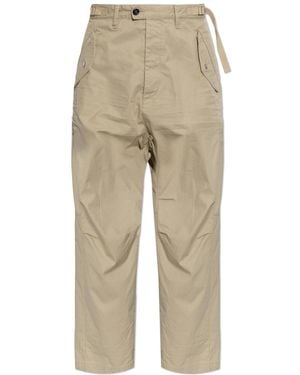 DSquared² Wide-Leg Pants - Natural