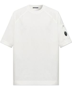 C.P. Company T-Shirt With An Applique - White