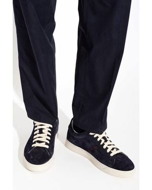 Kiton Suede Sports Shoes - Blue