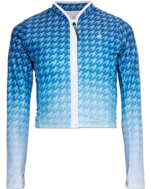 Perfect Moment Long Sleeve Swim Top - Blue