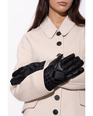 Burberry Leather Gloves - Black