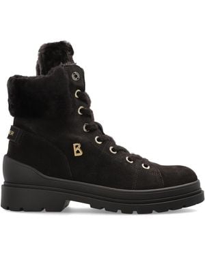 Bogner Suede Ankle Boots 'St.Moritz' - Black