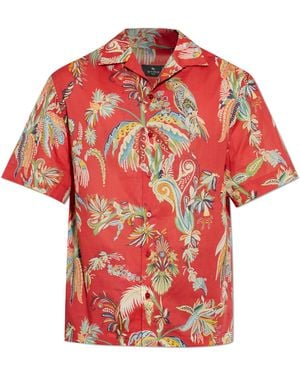 Etro Short-Sleeved Shirt - Red