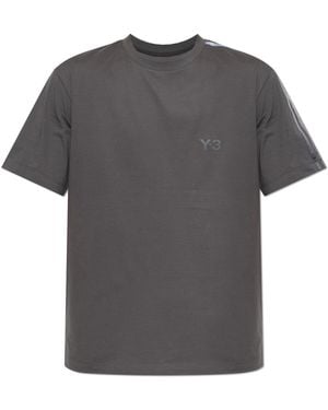 Y-3 Cotton T-Shirt - Grey
