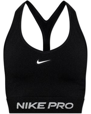 Nike Sports Top With Logo - Black