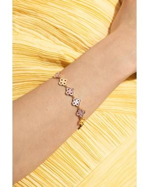 Tory Burch Bracelet With Mother Of Pearl - Yellow