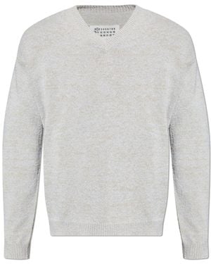 Maison Margiela Cotton Jumper - White
