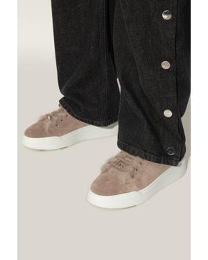 Max Mara Suede Sports Shoes 'Tmaxi' - Black