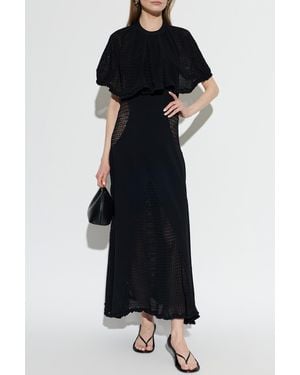 Lanvin Off-Shoulder Dress - Black