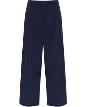 KENZO Wool Trousers - Blue