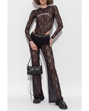 Palm Angels Lace Bodysuit - Black