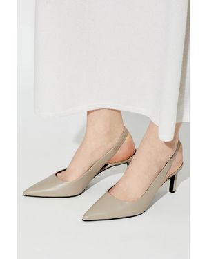 Furla "Slingback" Pumps - Natural