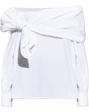 Max Mara Top "Curvone" - White