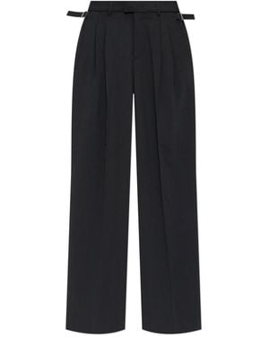 Ami Paris Wool Trousers - Black